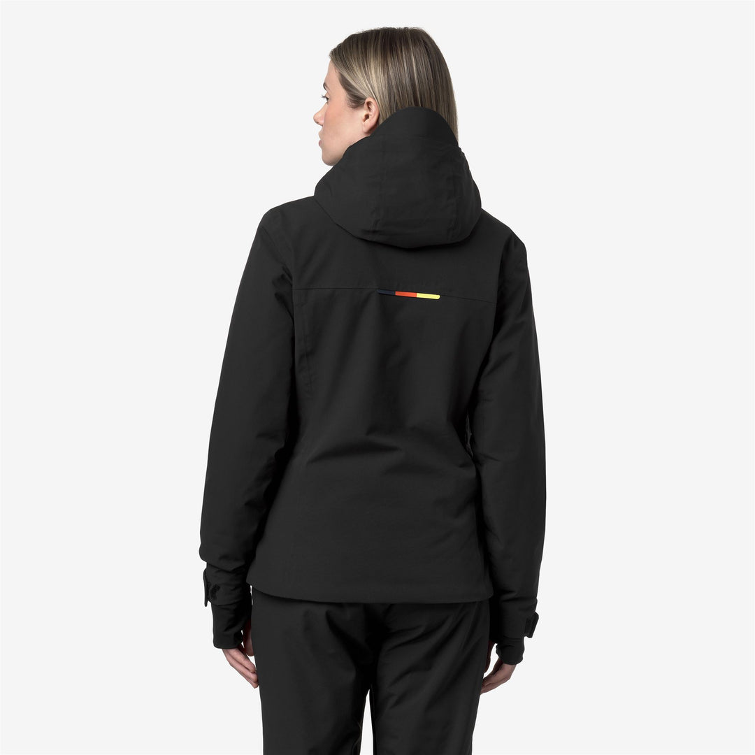 Jackets_WOMAN_LABRESSE 2L TWILL_Mid_Black Pure - DressedFrontDouble