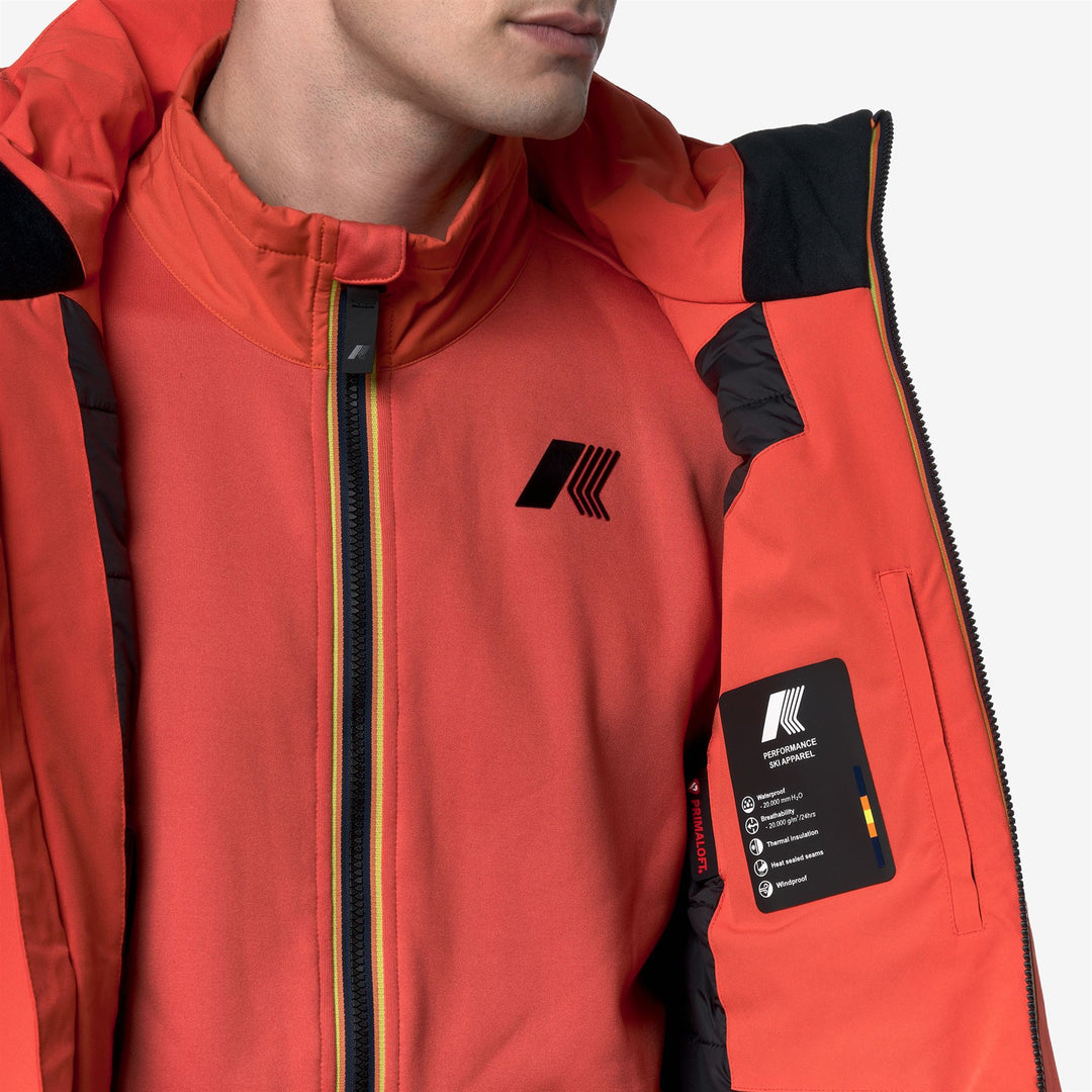 Jackets_MAN_LESARCS 2L TWILL_Mid_Orange Fiesta - DetailDouble