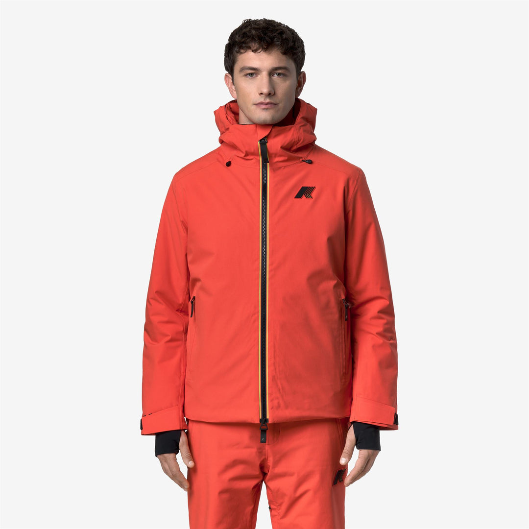 Jackets_MAN_LESARCS 2L TWILL_Mid_Orange Fiesta - DressedBack