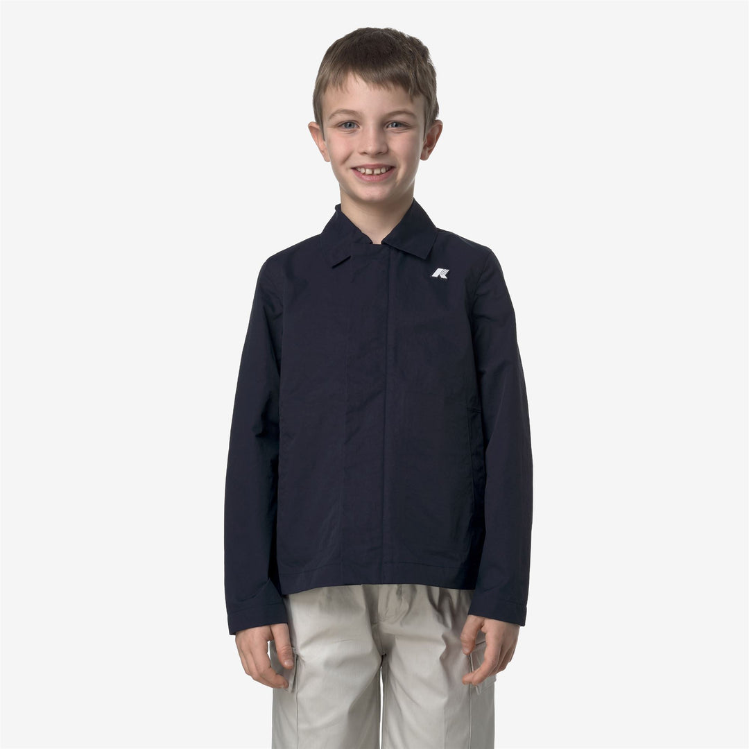 P. BROEN COTTON NYLON - Jackets - Mid - BOY - BLUE DEPTH