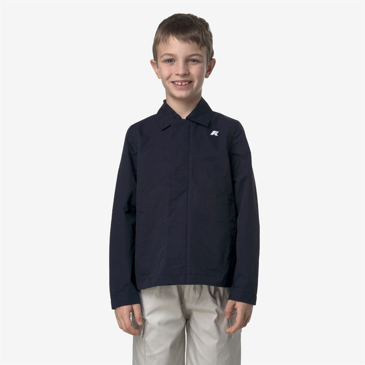 P. BROEN COTTON NYLON - Jackets - Mid - BOY - BLUE DEPTH