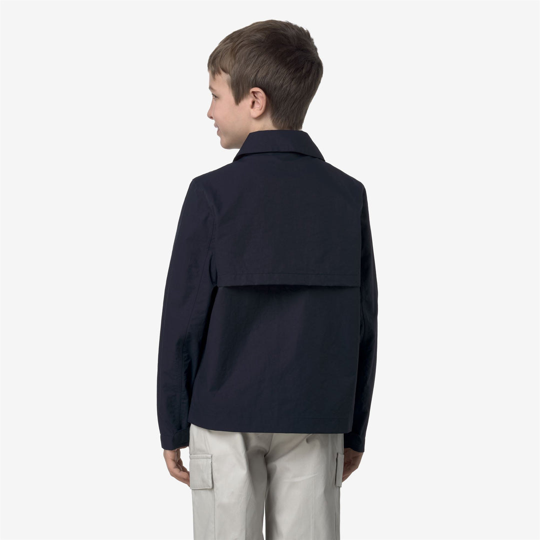P. BROEN COTTON NYLON - Jackets - Mid - BOY - BLUE DEPTH