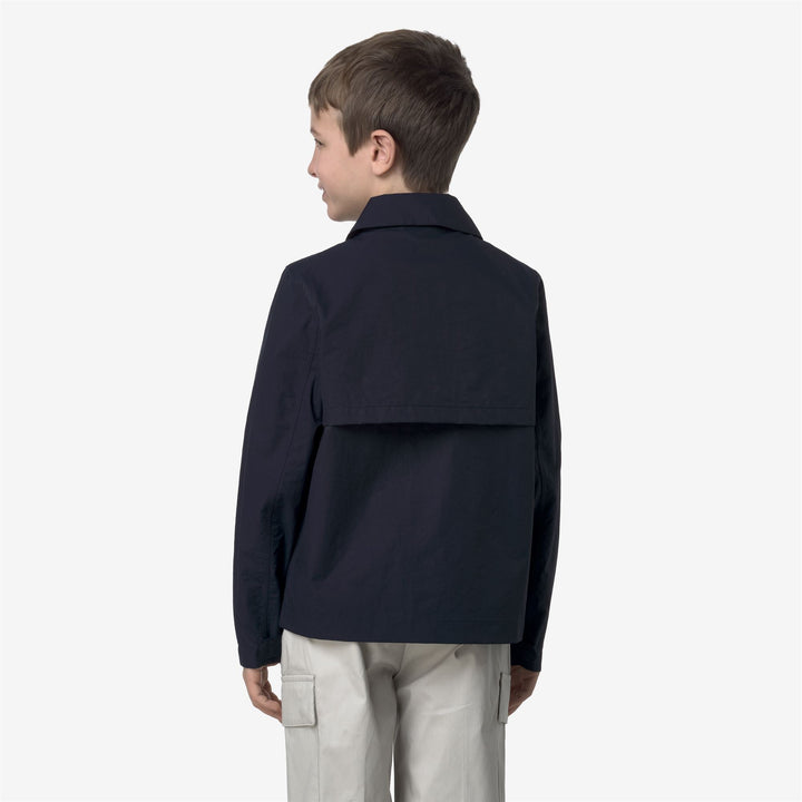 P. BROEN COTTON NYLON - Jackets - Mid - BOY - BLUE DEPTH