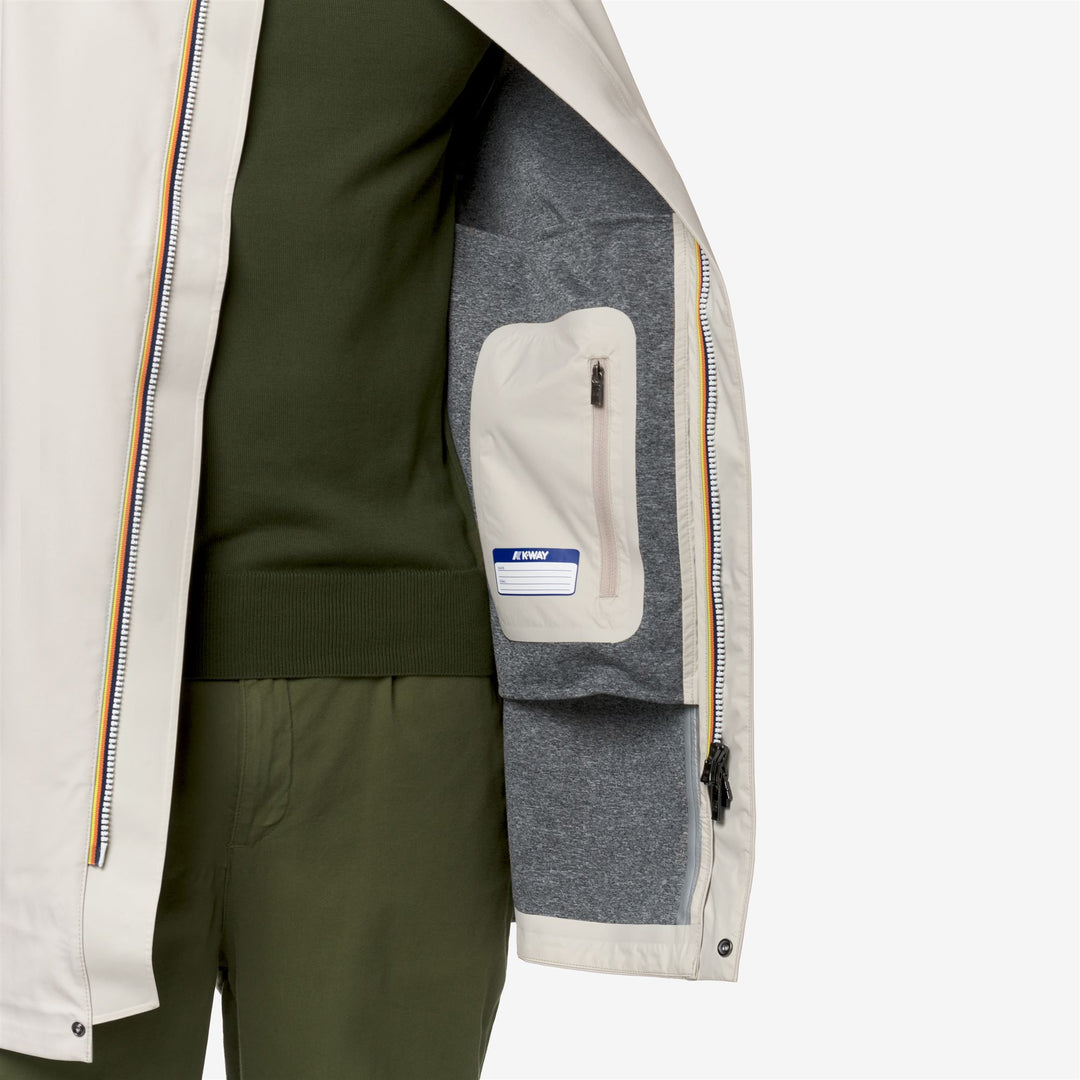 Jackets_MAN_TOMMY BONDED JERSEY_3/4 Length_BEIGE LT - DetailDouble