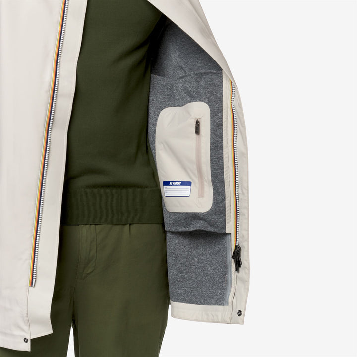 Jackets_MAN_TOMMY BONDED JERSEY_3/4 Length_BEIGE LT - DetailDouble