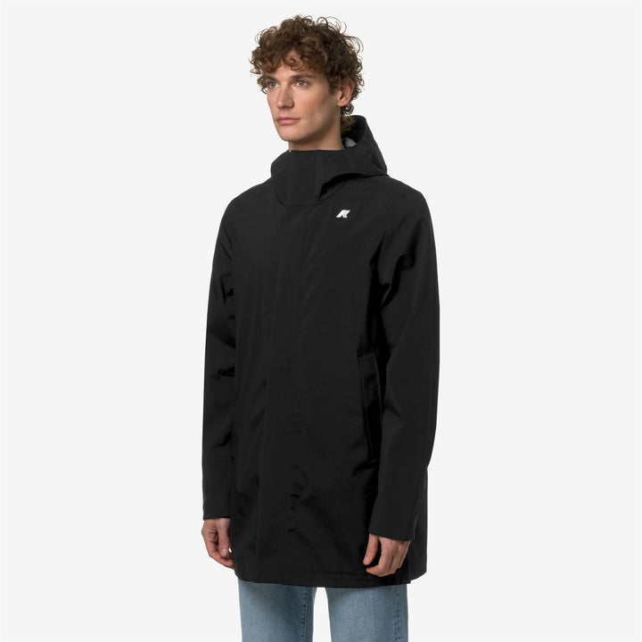 Jackets_MAN_TOMMY BONDED JERSEY_3/4 Length_Black Pure - Detail