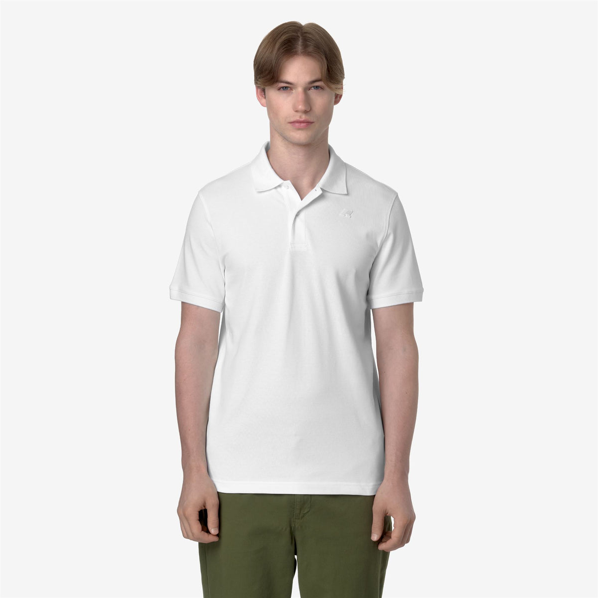 Polo Shirts_MAN_AMEDEE PIQUE_Polo_White - Commercial 4