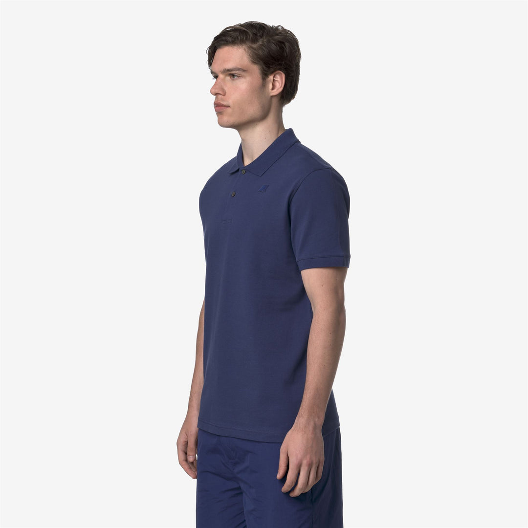 Polo Shirts_MAN_AMEDEE PIQUE_Polo_Blue Deep Cobalt - Detail