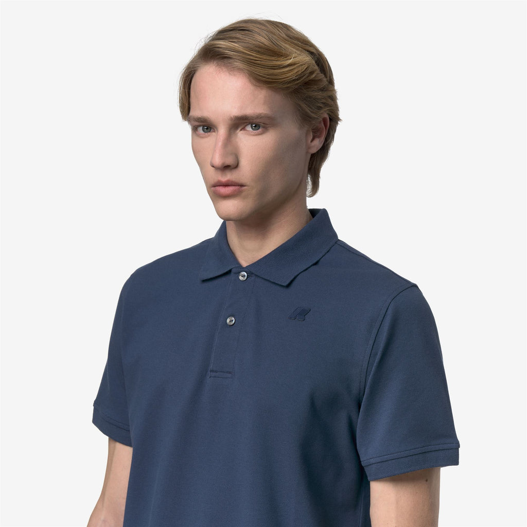 Polo Shirts_Man_AMEDEE SLIM PIQUE_Polo_Blue Insignia - Commercial 7