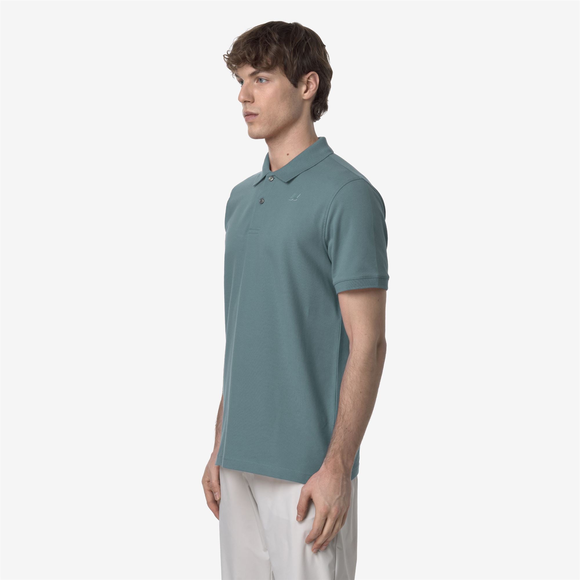 Polo Shirts_MAN_AMEDEE PIQUE_Polo_Green Iron - Commercial 5
