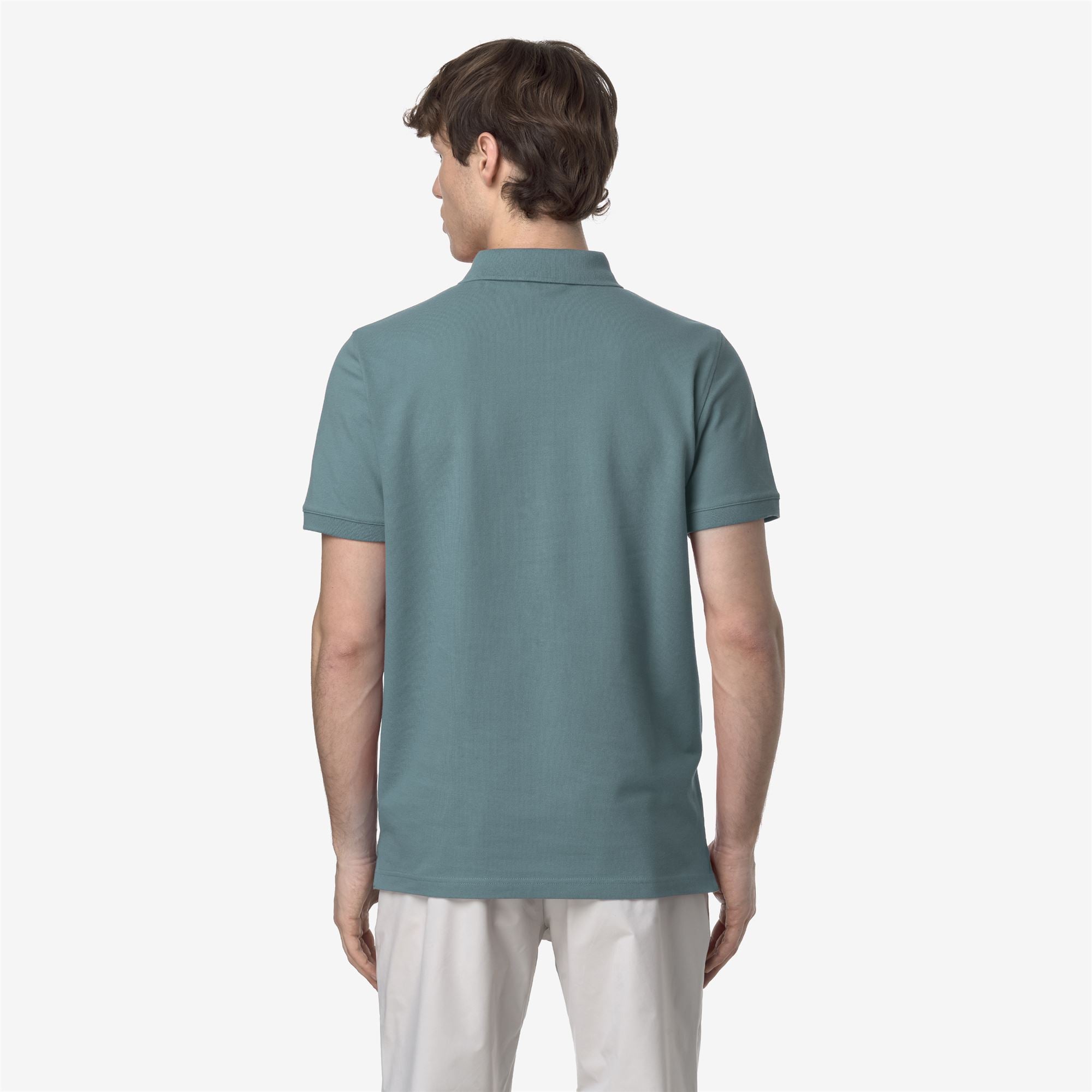 Polo Shirts_MAN_AMEDEE PIQUE_Polo_Green Iron - Commercial 6