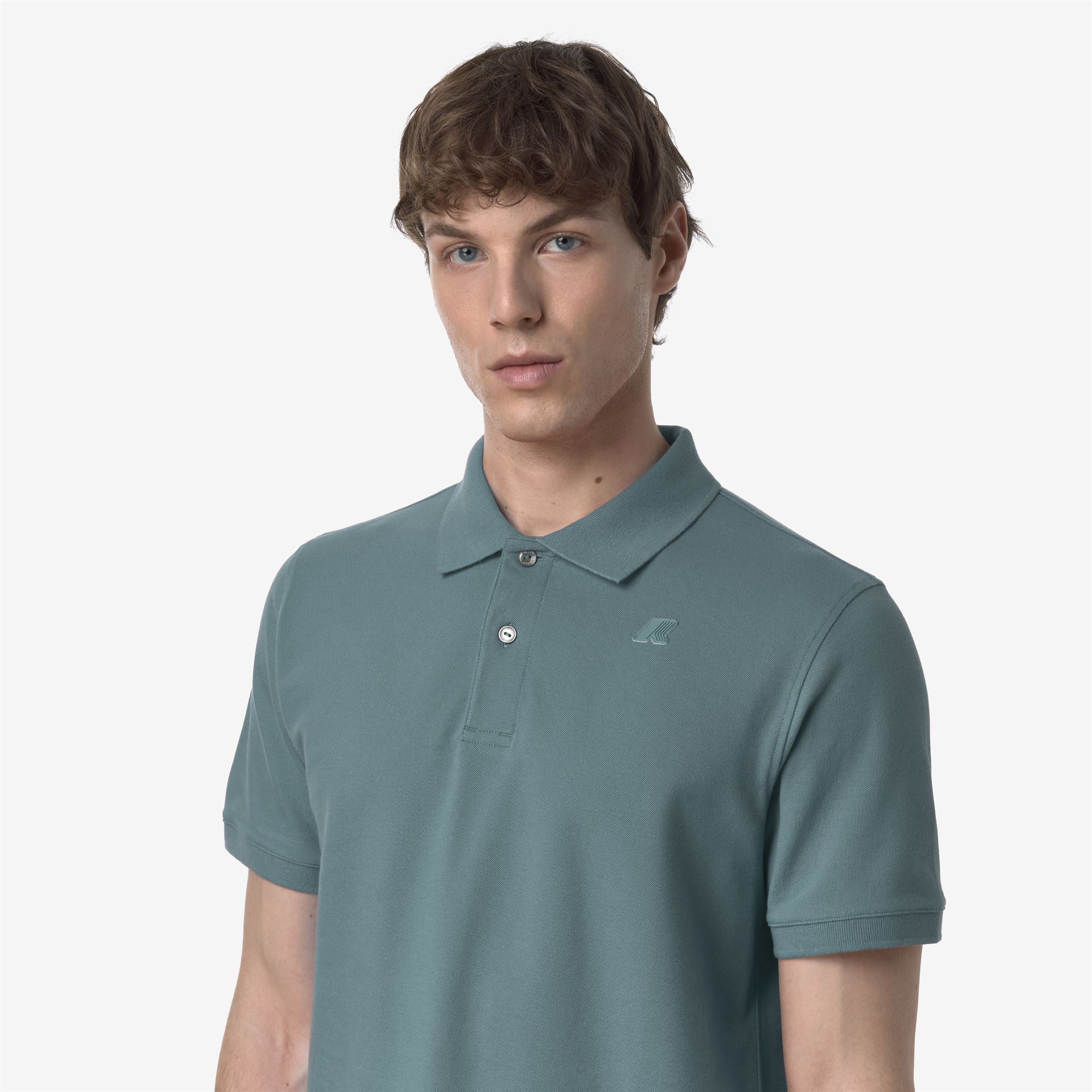 Polo Shirts_MAN_AMEDEE PIQUE_Polo_Green Iron - Commercial 7