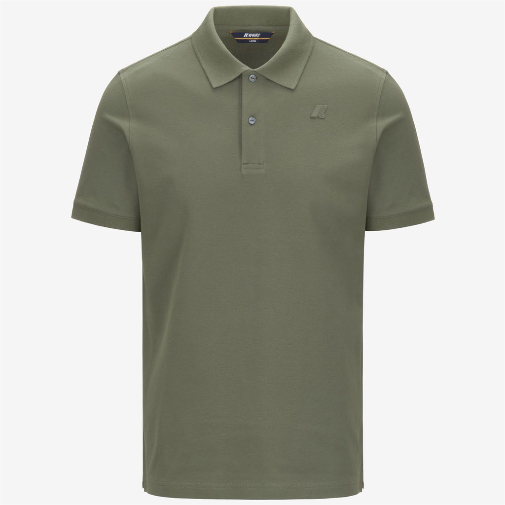 Polo Shirts_MAN_AMEDEE PIQUE_Polo_Green Lichen - Commercial 1