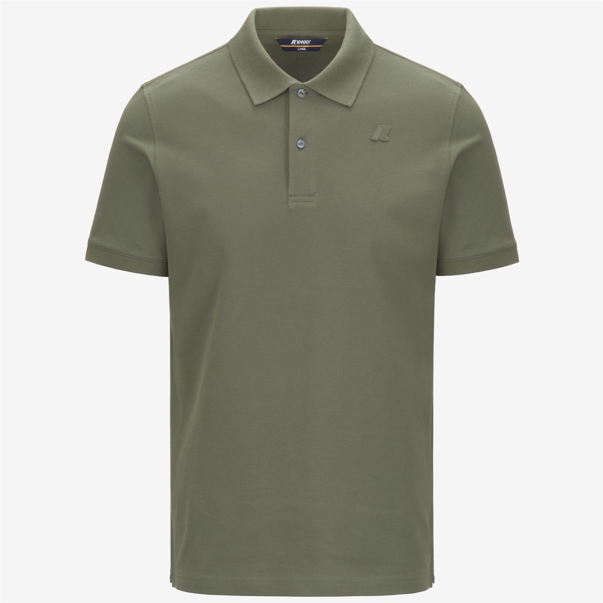 Polo Shirts_MAN_AMEDEE PIQUE_Polo_Green Lichen - Commercial 1