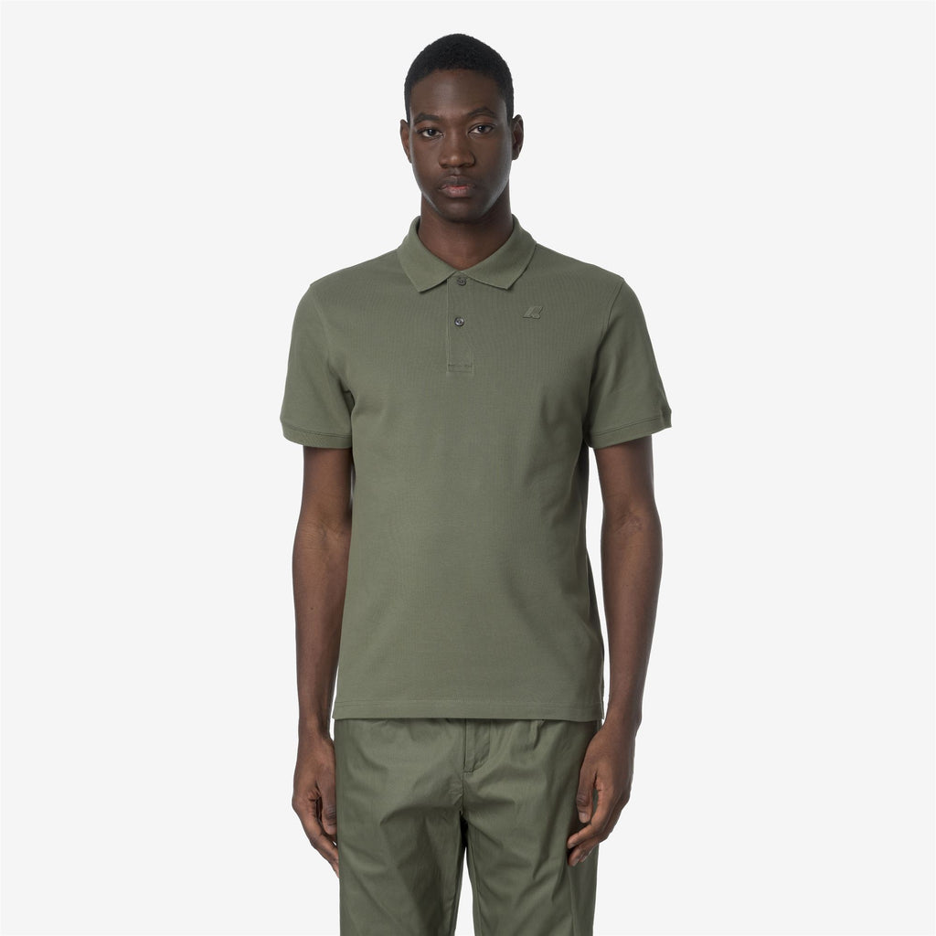 Polo Shirts_MAN_AMEDEE PIQUE_Polo_Green Lichen - Commercial 4