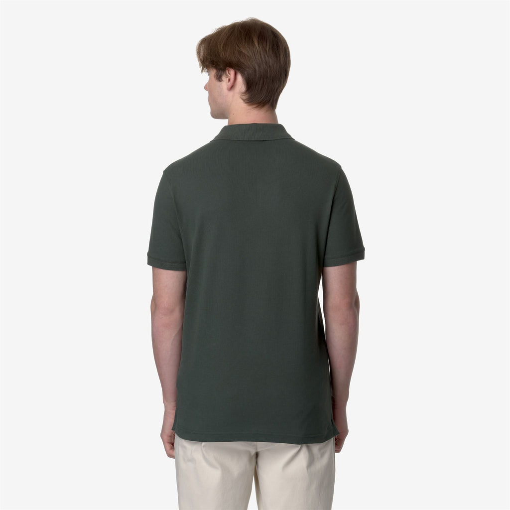 Polo Shirts_MAN_AMEDEE PIQUE_Polo_GREEN BLACKISH - Commercial 6