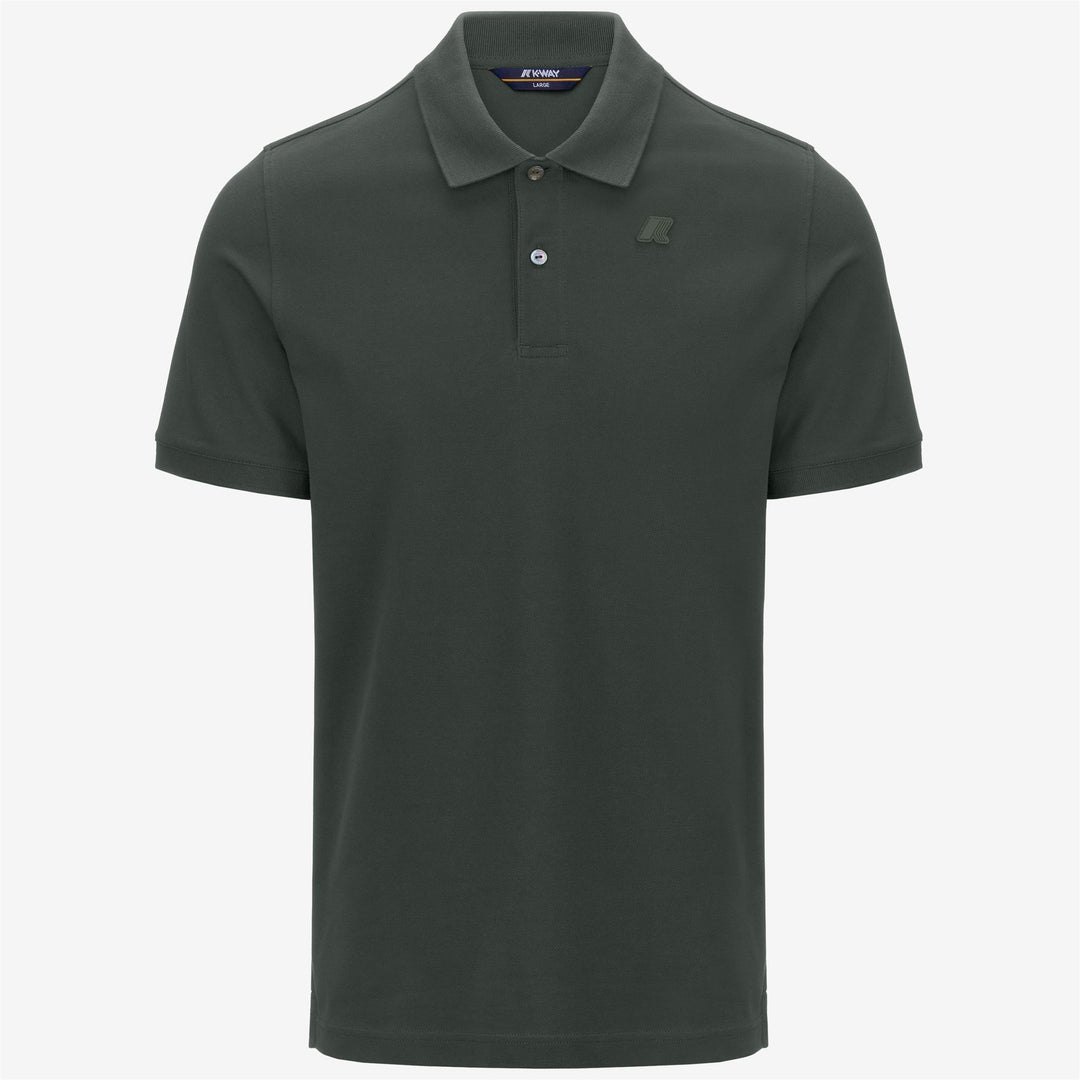 Polo Shirts_MAN_AMEDEE PIQUE_Polo_GREEN BLACKISH - Photo