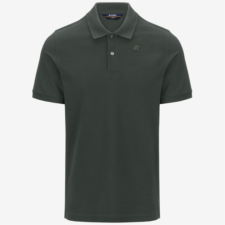 Polo Shirts_MAN_AMEDEE PIQUE_Polo_GREEN BLACKISH - Photo