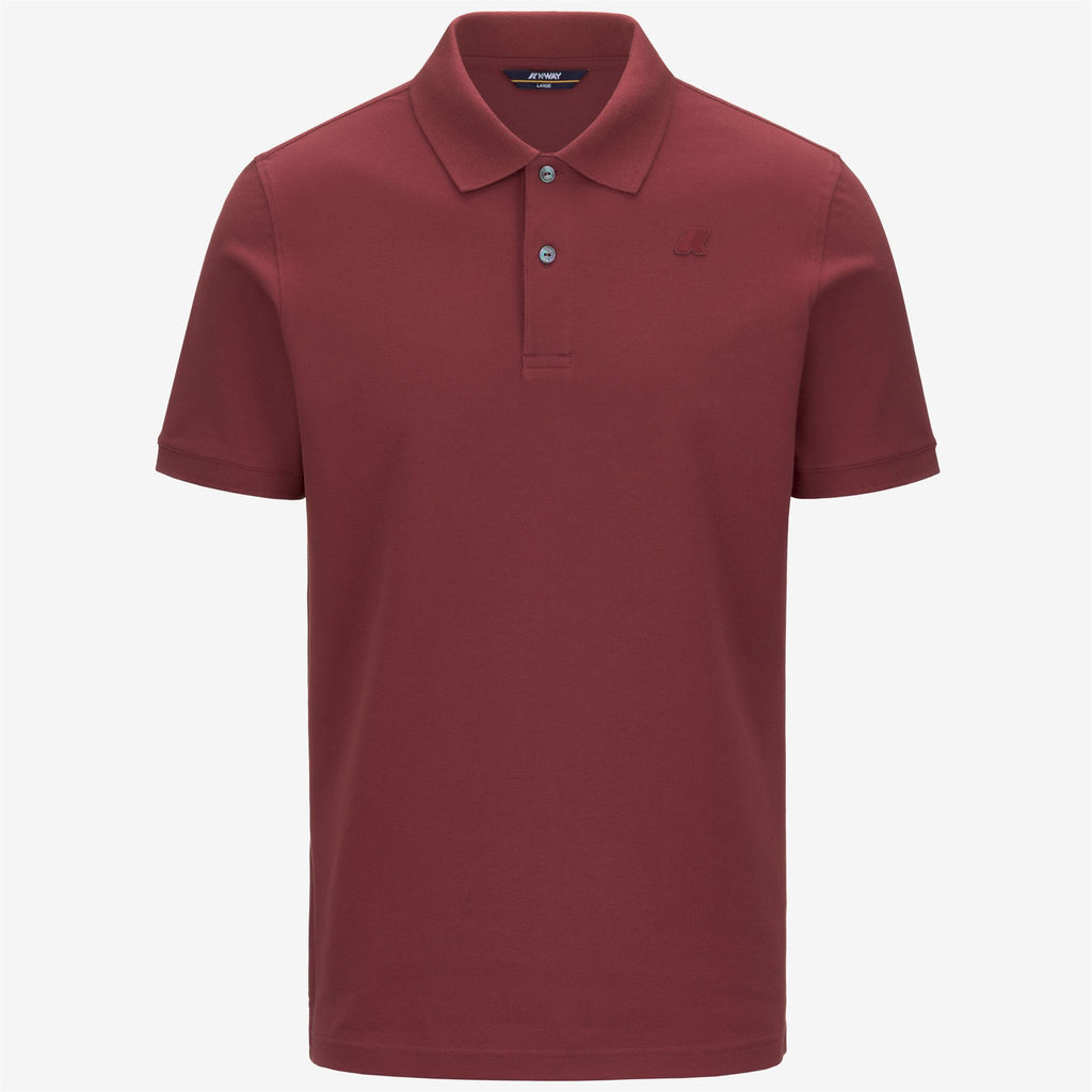 Polo Shirts_MAN_AMEDEE PIQUE_Polo_Red Brownish - Commercial 1
