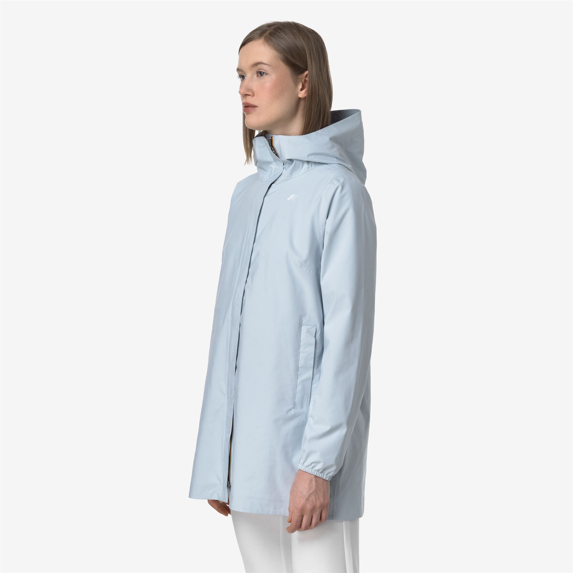 Jackets_WOMAN_SOPHIE STRETCH DOT_Mid_Blue Baby - Commercial 5