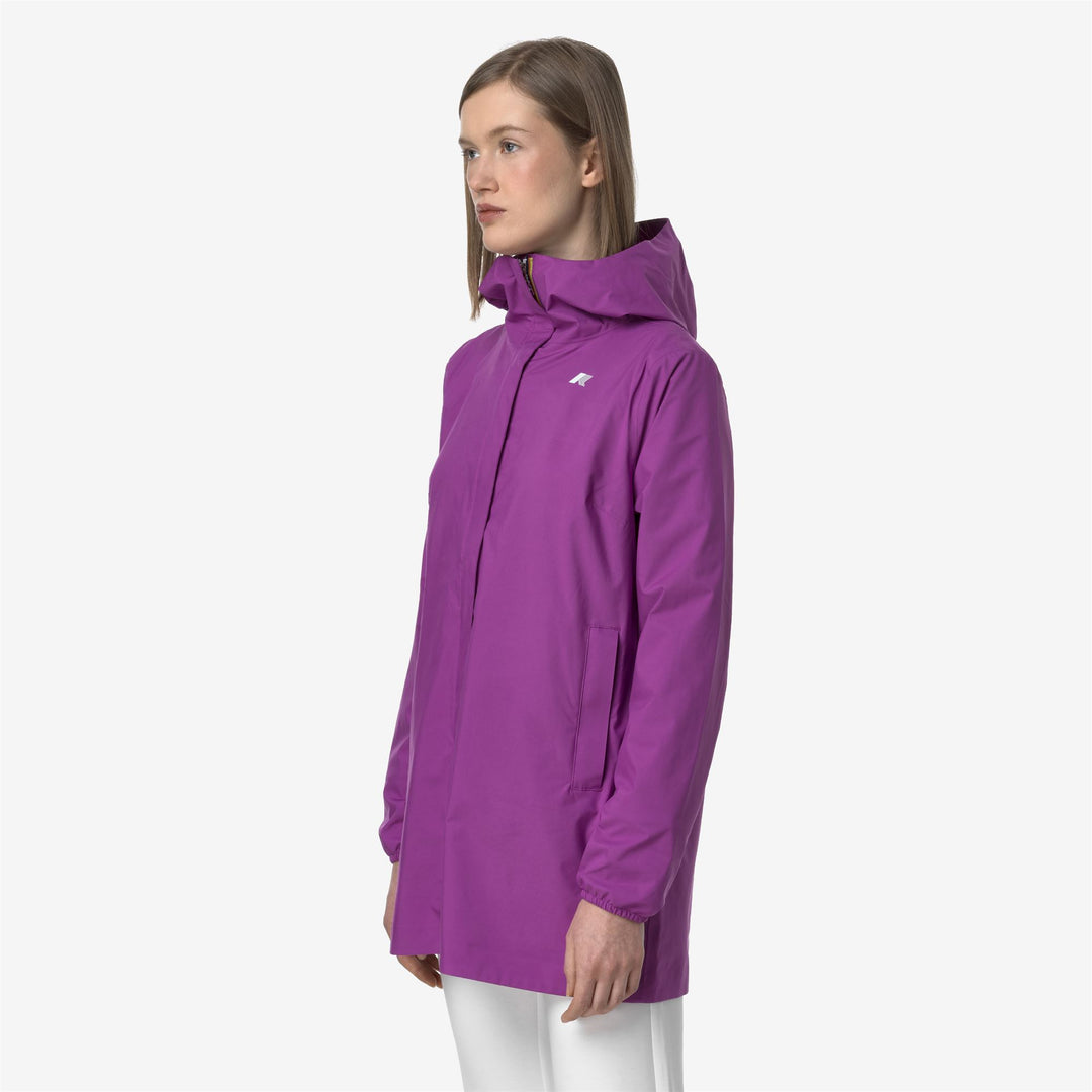 Jackets_WOMAN_SOPHIE STRETCH DOT_Mid_Violet - Detail