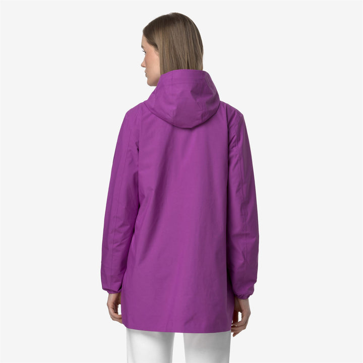 Jackets_WOMAN_SOPHIE STRETCH DOT_Mid_Violet - DressedFrontDouble