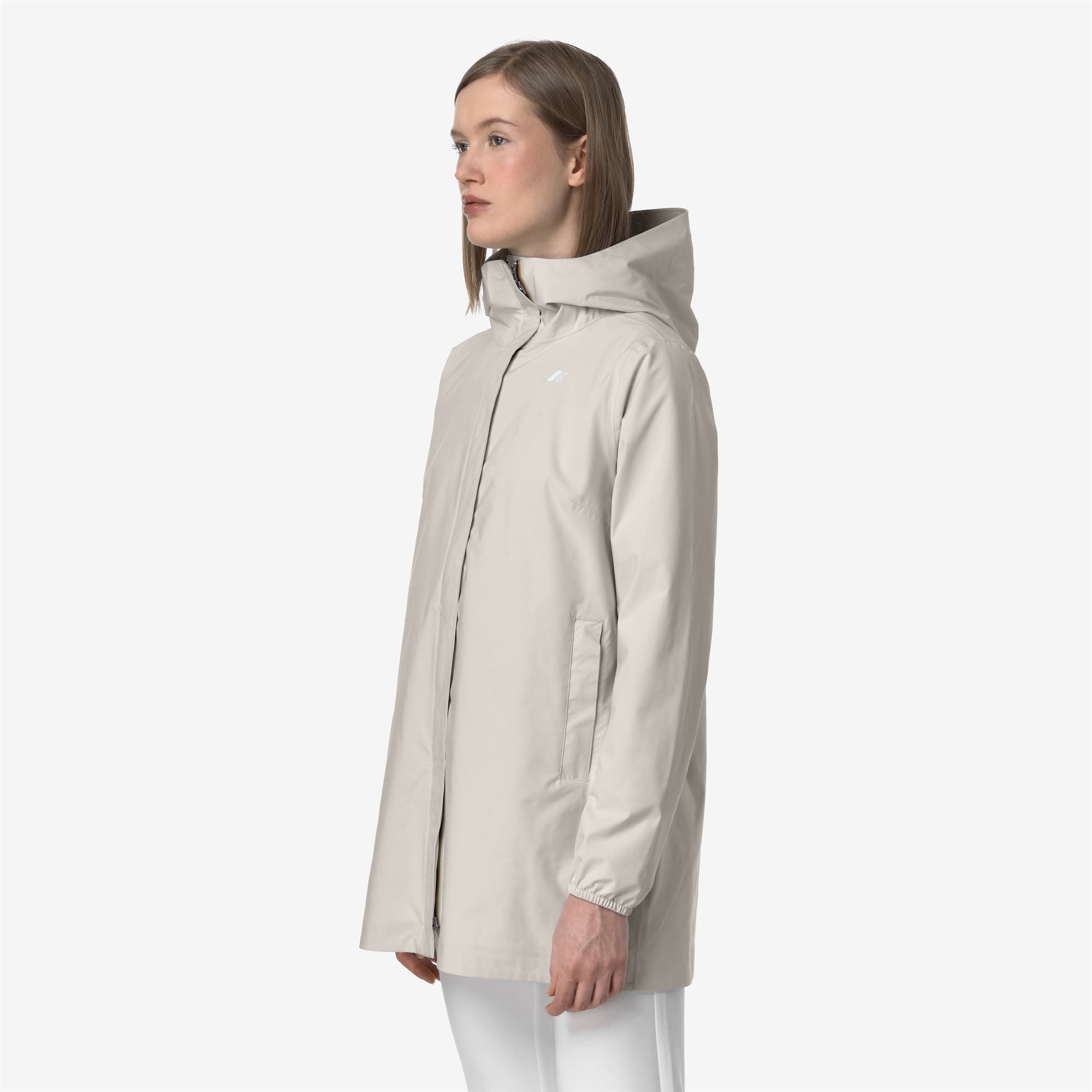 Jackets_WOMAN_SOPHIE STRETCH DOT_Mid_BEIGE LT - Commercial 5