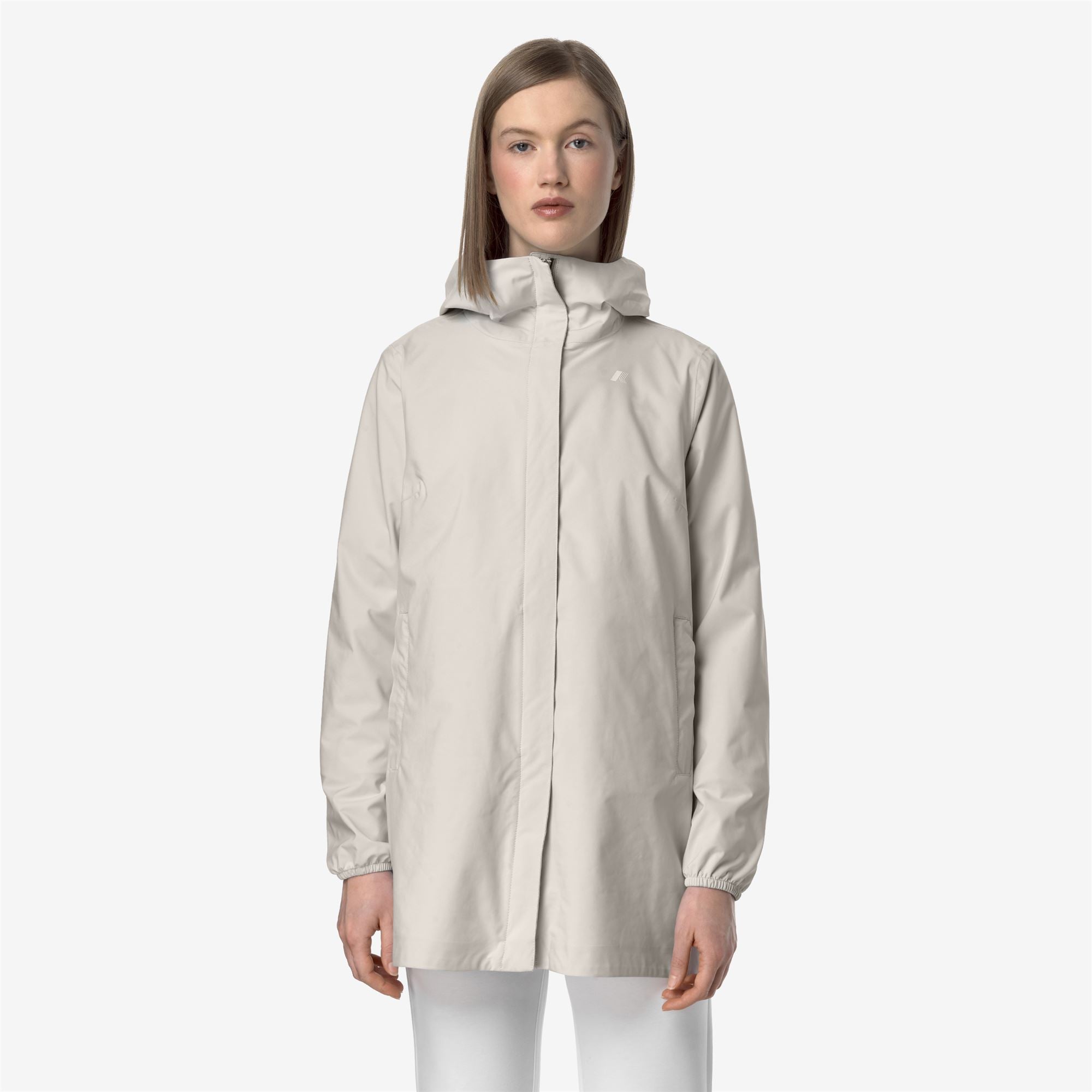 Jackets_WOMAN_SOPHIE STRETCH DOT_Mid_BEIGE LT - Commercial 4