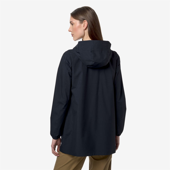 Jackets_WOMAN_SOPHIE STRETCH DOT_Mid_Blue Depth - DressedFrontDouble