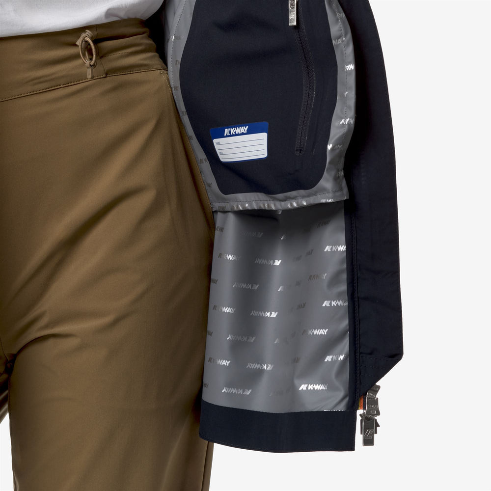 Jackets_WOMAN_SOPHIE STRETCH DOT_Mid_Blue Depth - DetailDouble