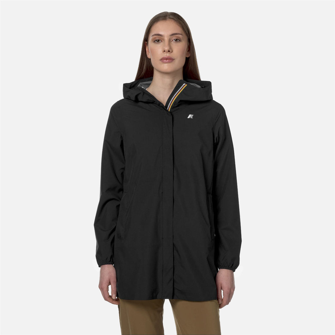 Jackets_WOMAN_SOPHIE STRETCH DOT_Mid_Black Pure - DressedBack
