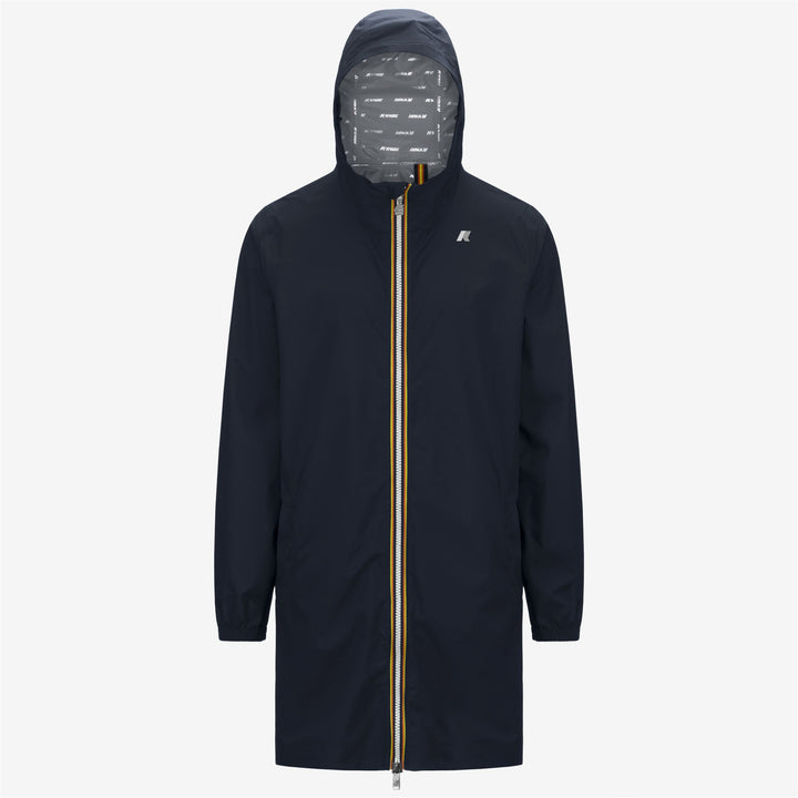 Jackets_MAN_THOMAS STRETCH DOT_3/4 Length_Blue Depth - Photo