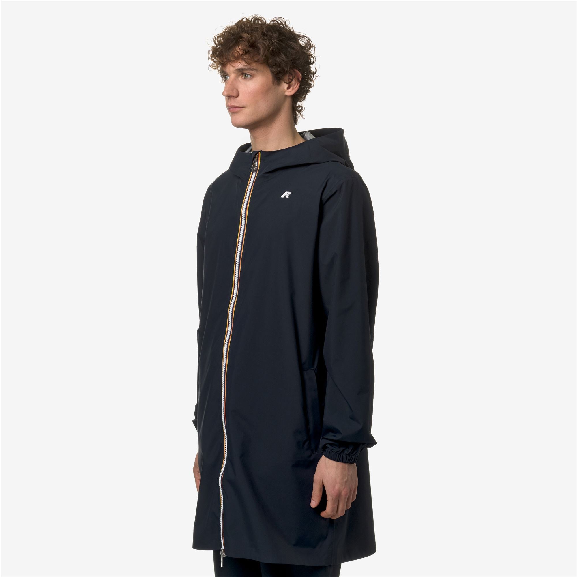 Jackets_MAN_THOMAS STRETCH DOT_3/4 Length_Blue Depth - Commercial 5