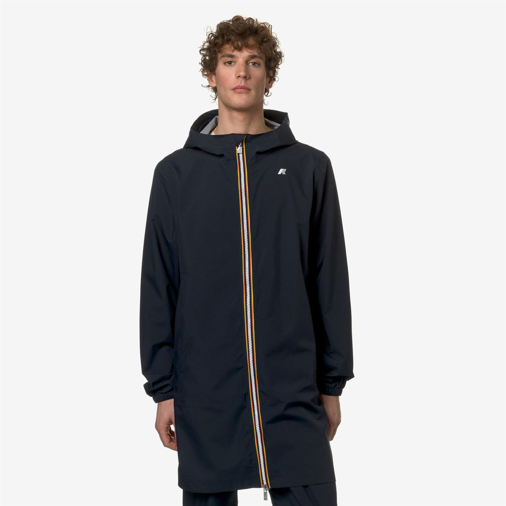 Jackets_MAN_THOMAS STRETCH DOT_3/4 Length_Blue Depth - Commercial 4