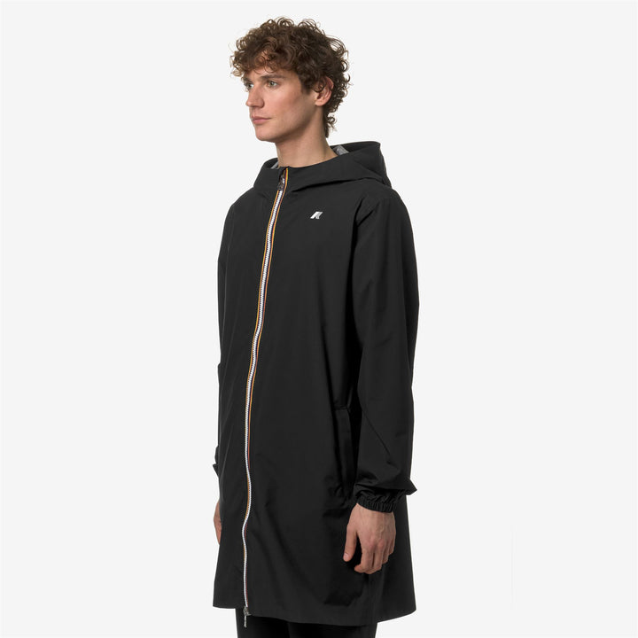 Jackets_MAN_THOMAS STRETCH DOT_3/4 Length_Black Pure - Detail