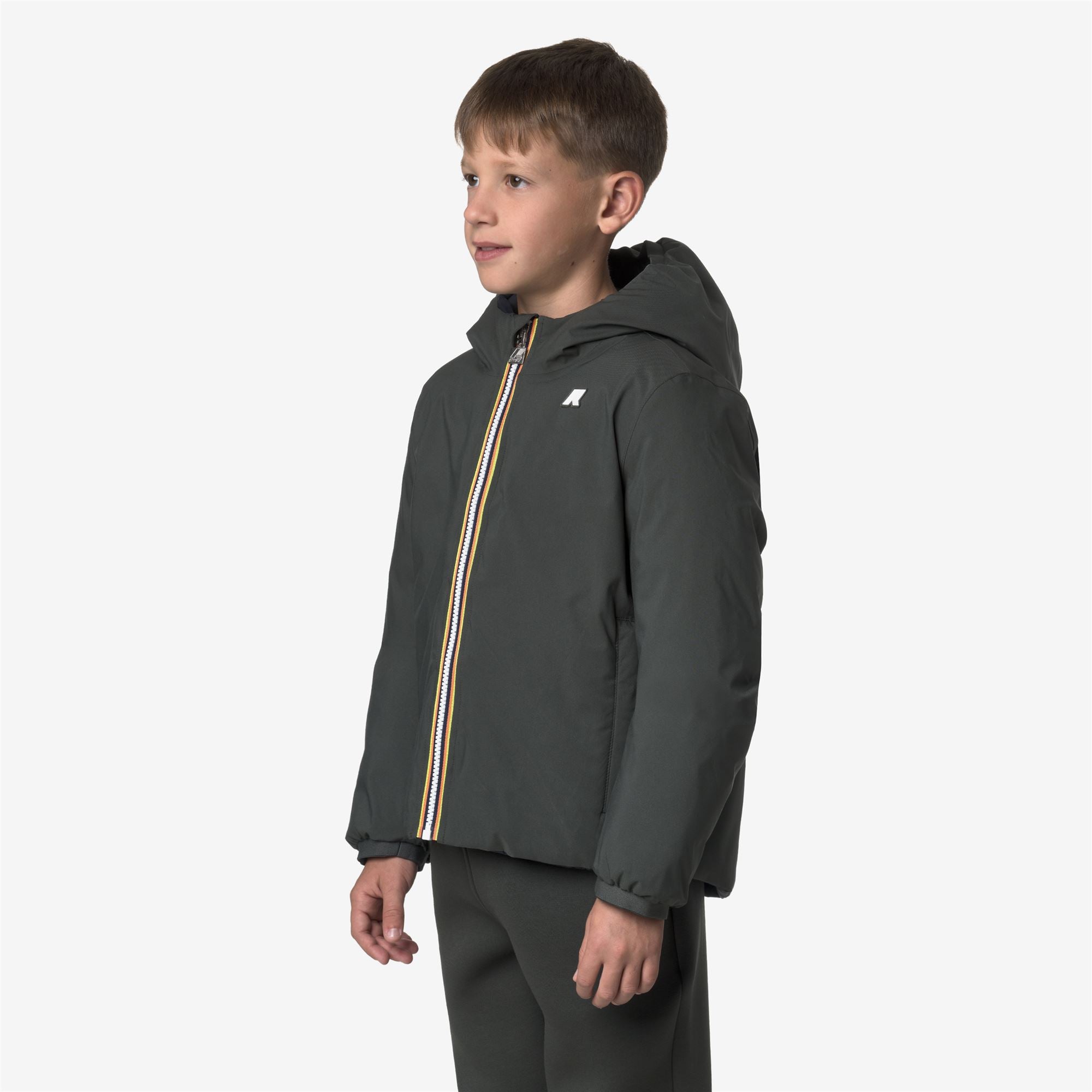 Jackets_BOY_P. JACK ST THERMO DOUBLE_Short_GREEN BLACKISH  - Blue Depth - Commercial 5
