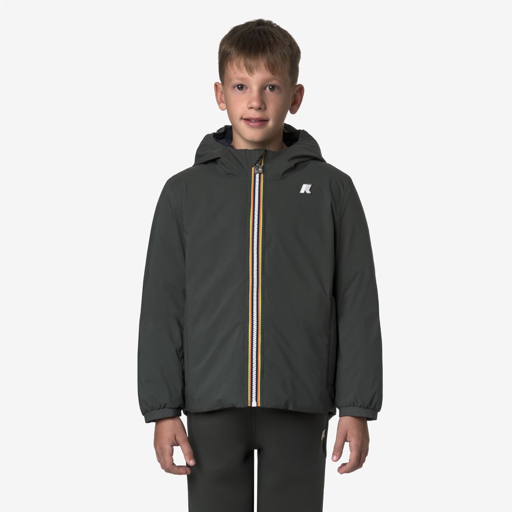 Jackets_BOY_P. JACK ST THERMO DOUBLE_Short_GREEN BLACKISH  - Blue Depth - Commercial 4