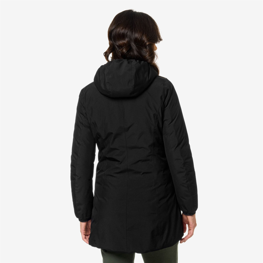 Jackets_Woman_DENISE ST THERMO DOUBLE_3/4 Length_Black P-Beige T - Commercial 6