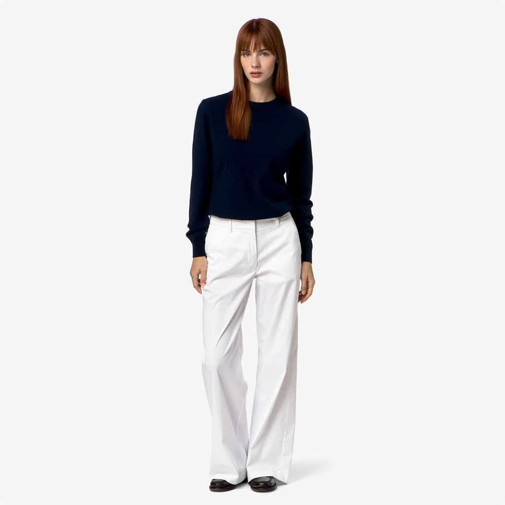 Knitwear_Woman_ATIBA PLAIN MIX MERINO_Pull Over_Blue Evening - Commercial 7
