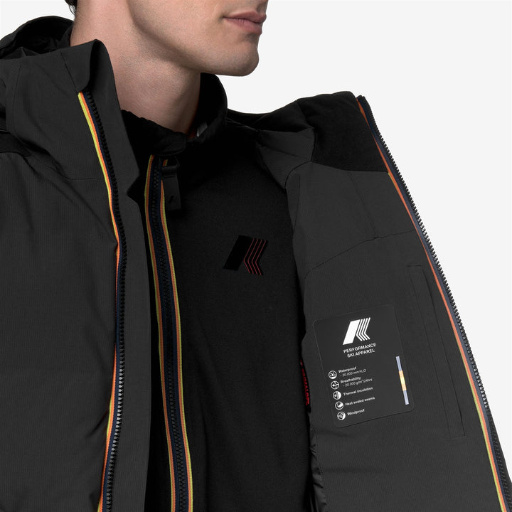 Jackets_MAN_MERIB  HQUILTED_Mid_Black Pure - DetailDouble