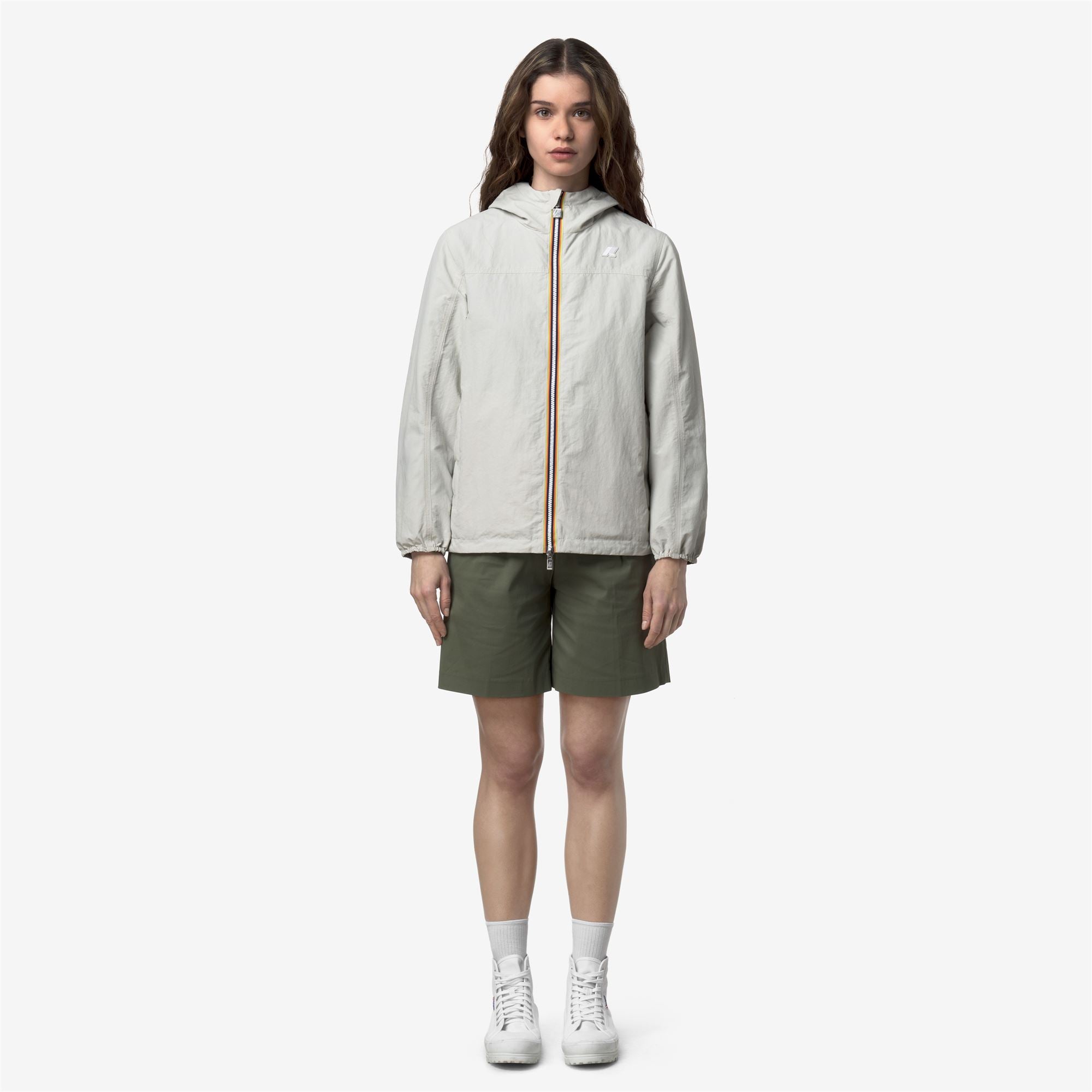 Jackets_Unisex_JAKE COTTON DOUBLE_Short_BEIGE LT - Green Lichen - Commercial 4