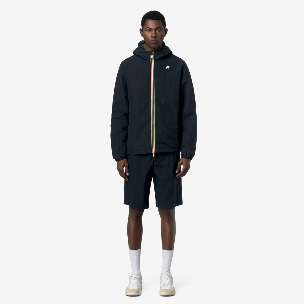 Jackets_Unisex_JAKE COTTON DOUBLE_Short_Blue Depth - Green Lichen - Commercial 4