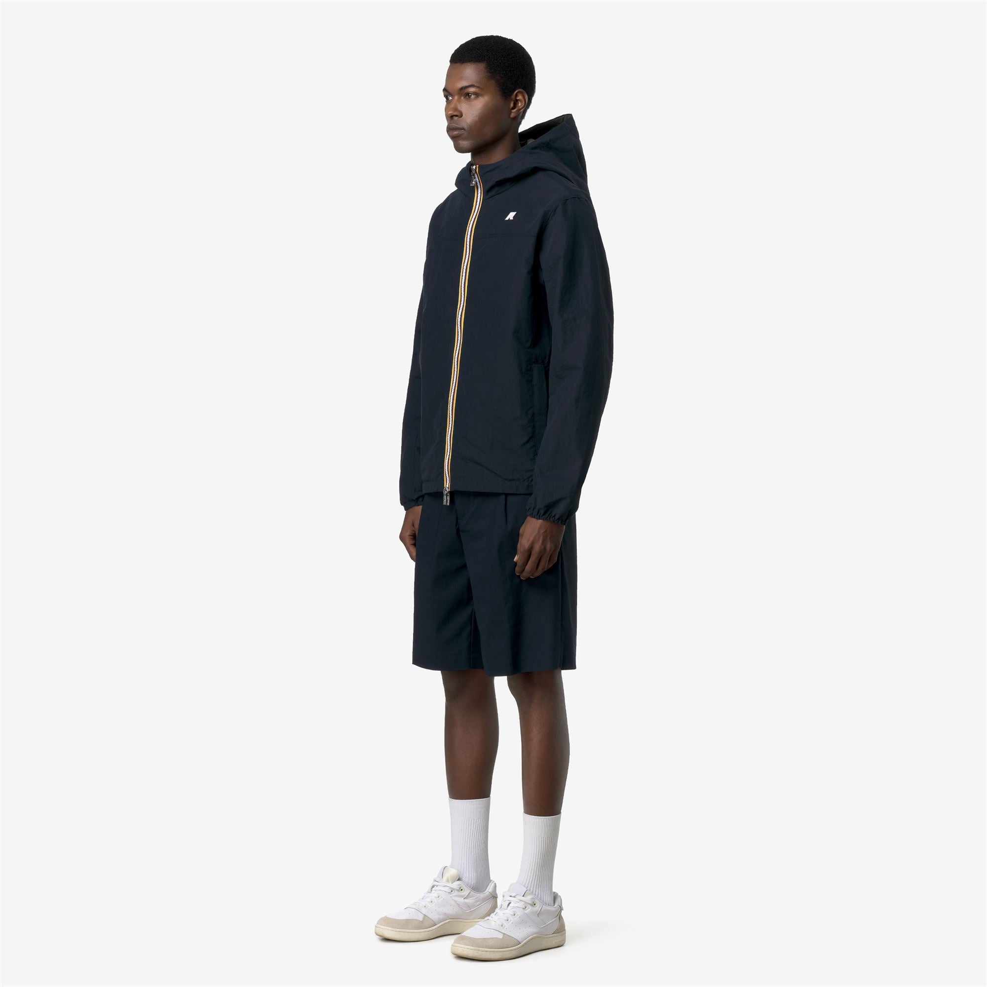 Jackets_Unisex_JAKE COTTON DOUBLE_Short_Blue Depth - Green Lichen - Commercial 5