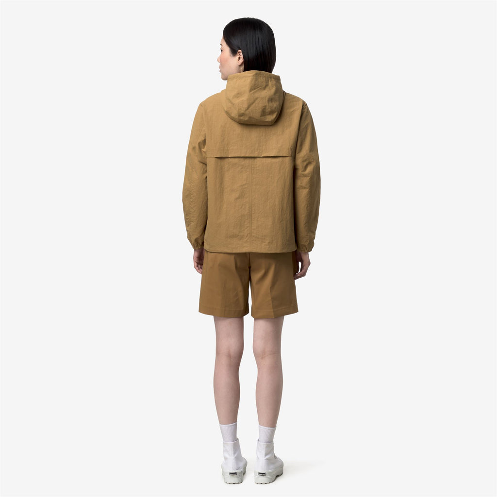Jackets_Unisex_JAKE COTTON DOUBLE_Short_Brown Bistre - BEIGE LT - Commercial 6