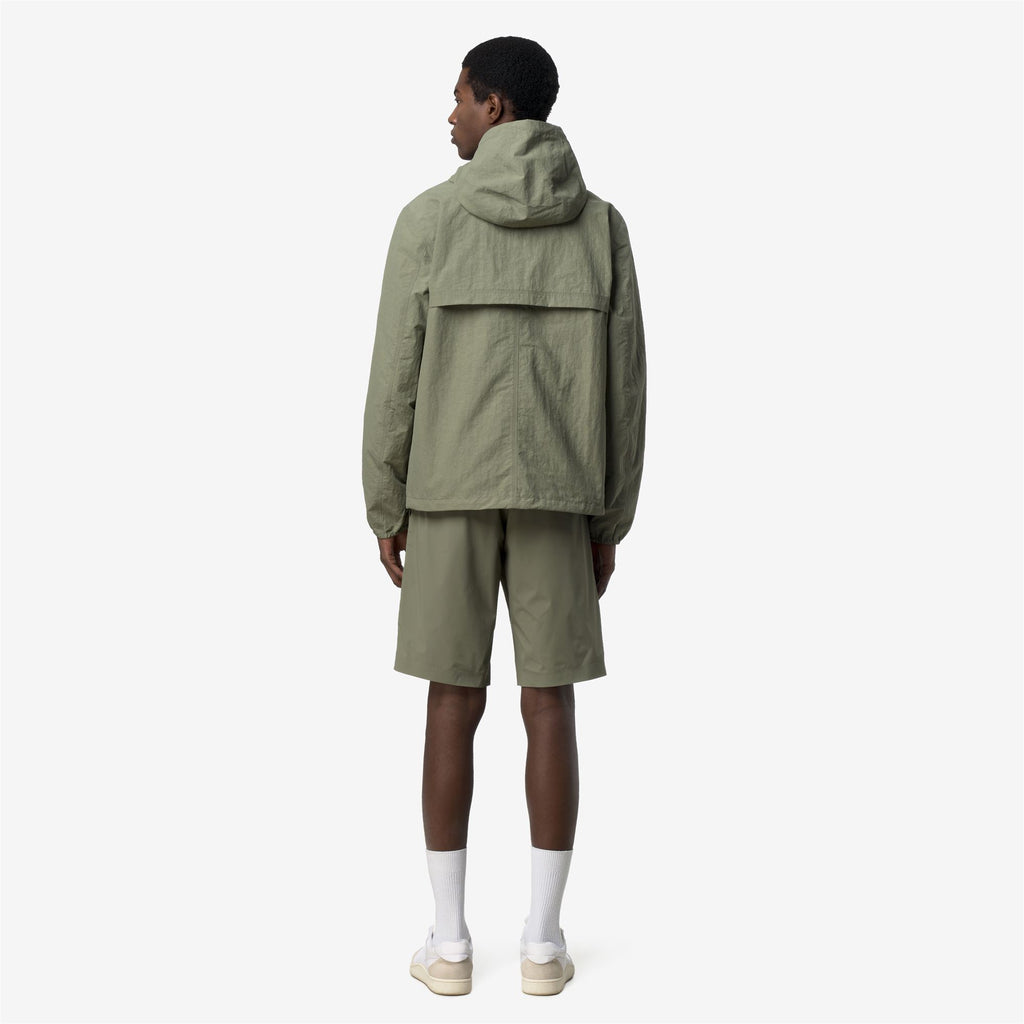 Jackets_Unisex_JAKE COTTON DOUBLE_Short_Green Lichen - Blue Insignia - Commercial 6