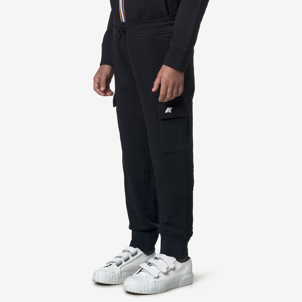 Pants_BOY_P. MICK FLEECE PEACH_Sport Trousers_Blue Depth - Detail