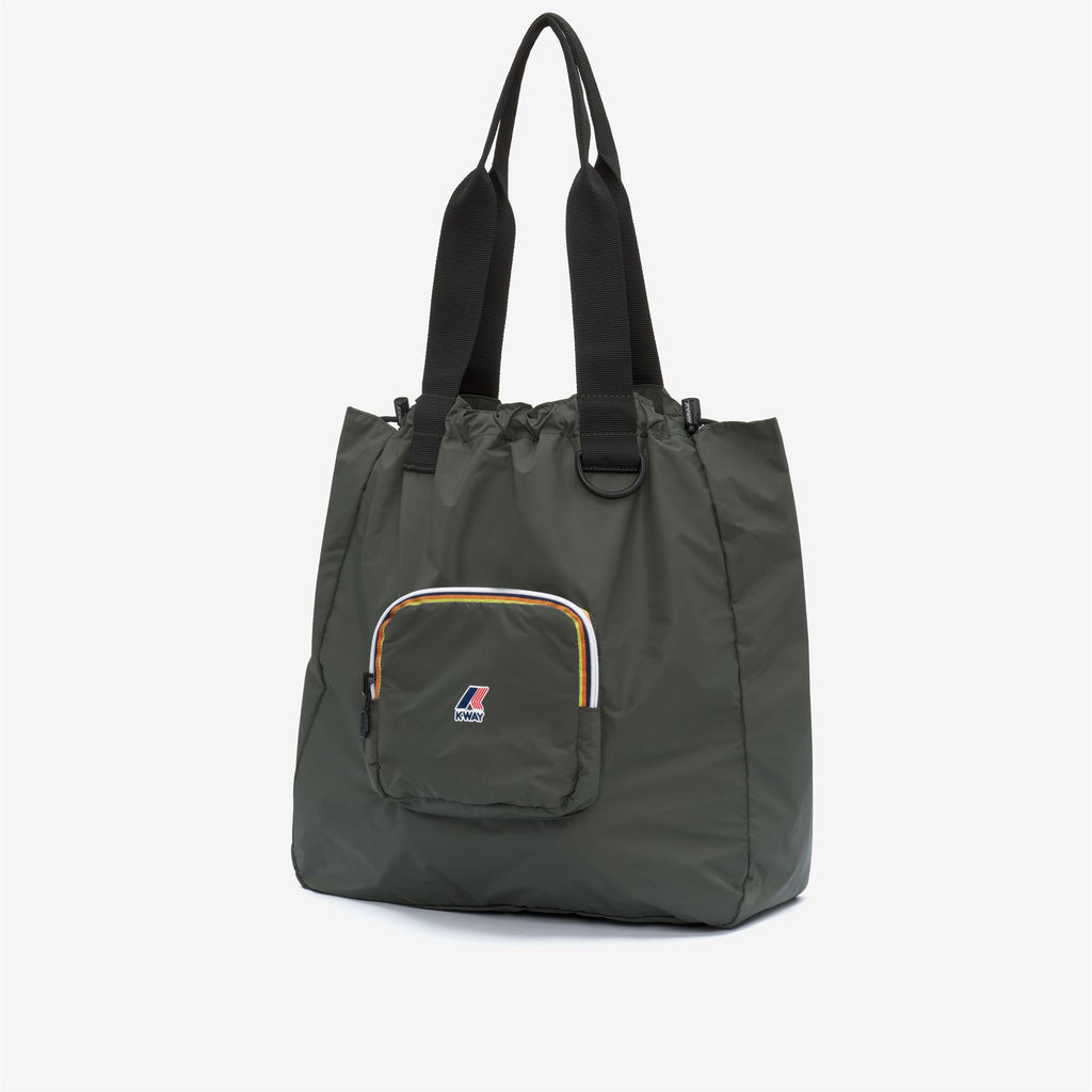 Bags_UNISEX_LE VRAI 4.0 VICTORINE_Shopping Bag_GREEN BLACKISH - Commercial 2