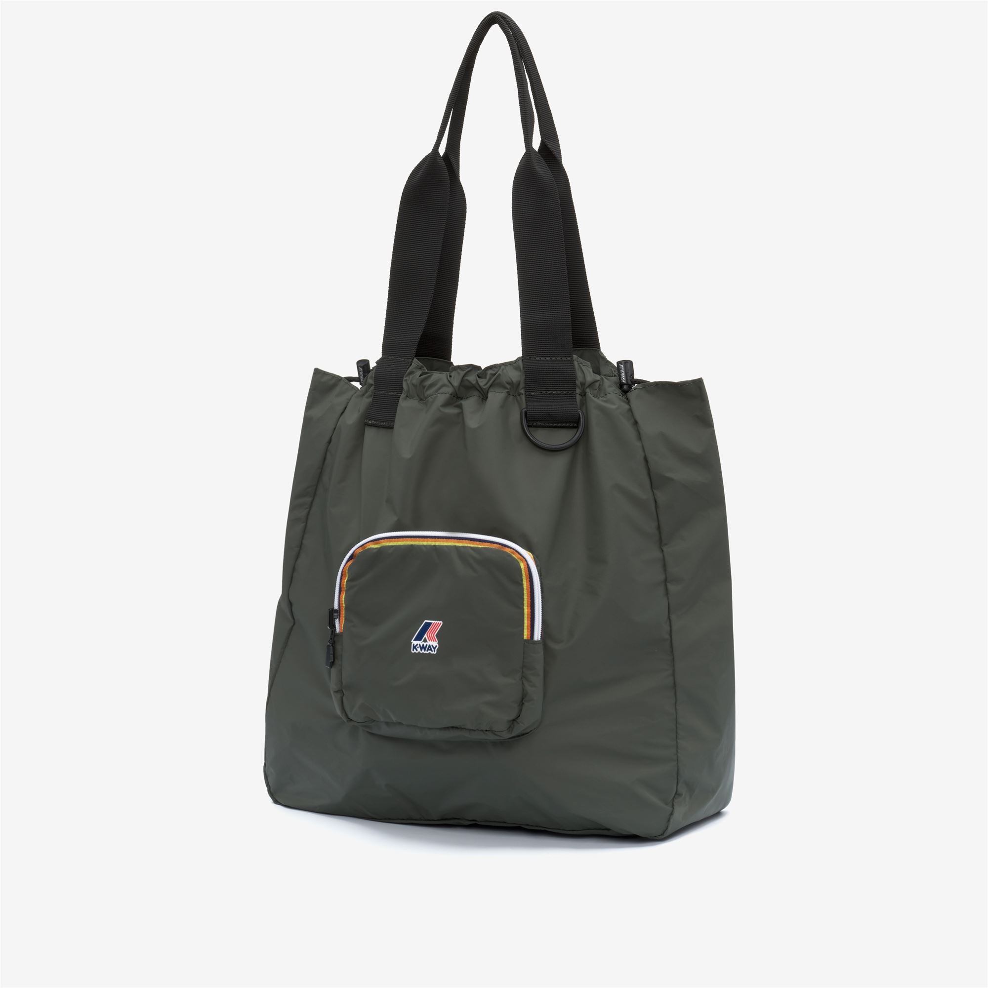 Bags_UNISEX_LE VRAI 4.0 VICTORINE_Shopping Bag_GREEN BLACKISH - Commercial 2