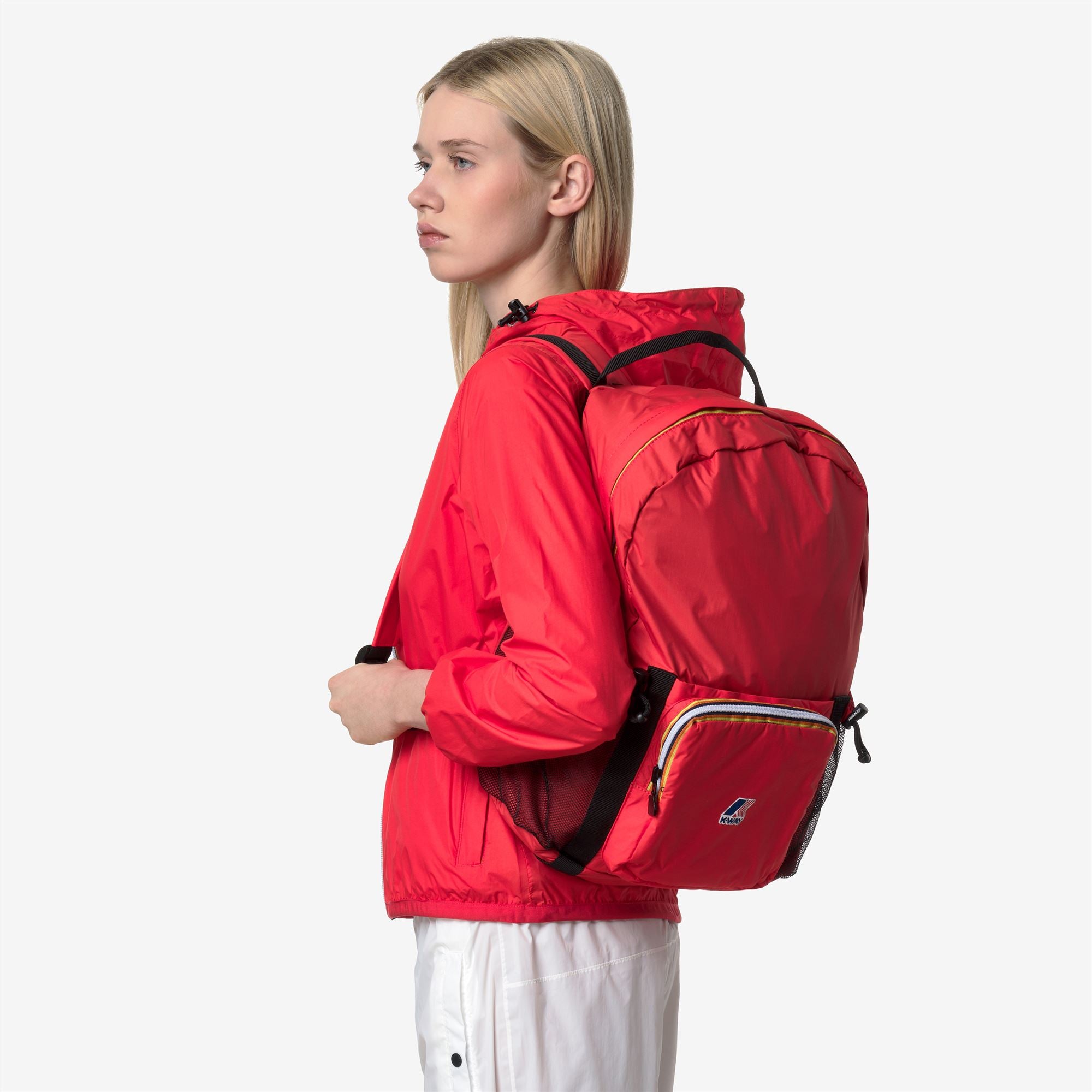 Bags_UNISEX_LE VRAI 4.0 MICHEL_Backpack_Red Poppy - Commercial 5
