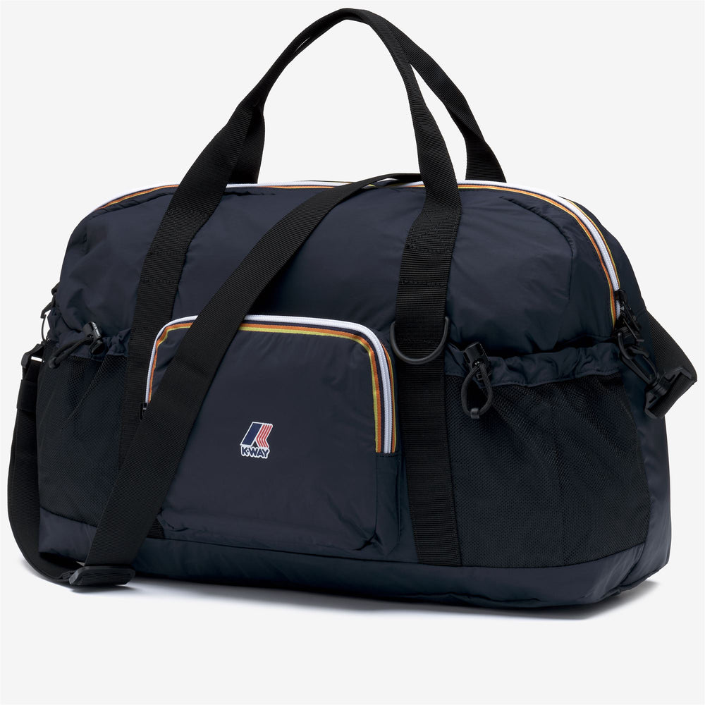 Bags_UNISEX_LE VRAI 4.0 MARCEL_Duffle_Blue Depth - DressedFront